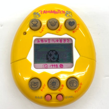 【中古品】 動作確認済 BANDAI 1998年 やさしいたまごっち イエロー 038-260526-mo-01-fur 万代Net店