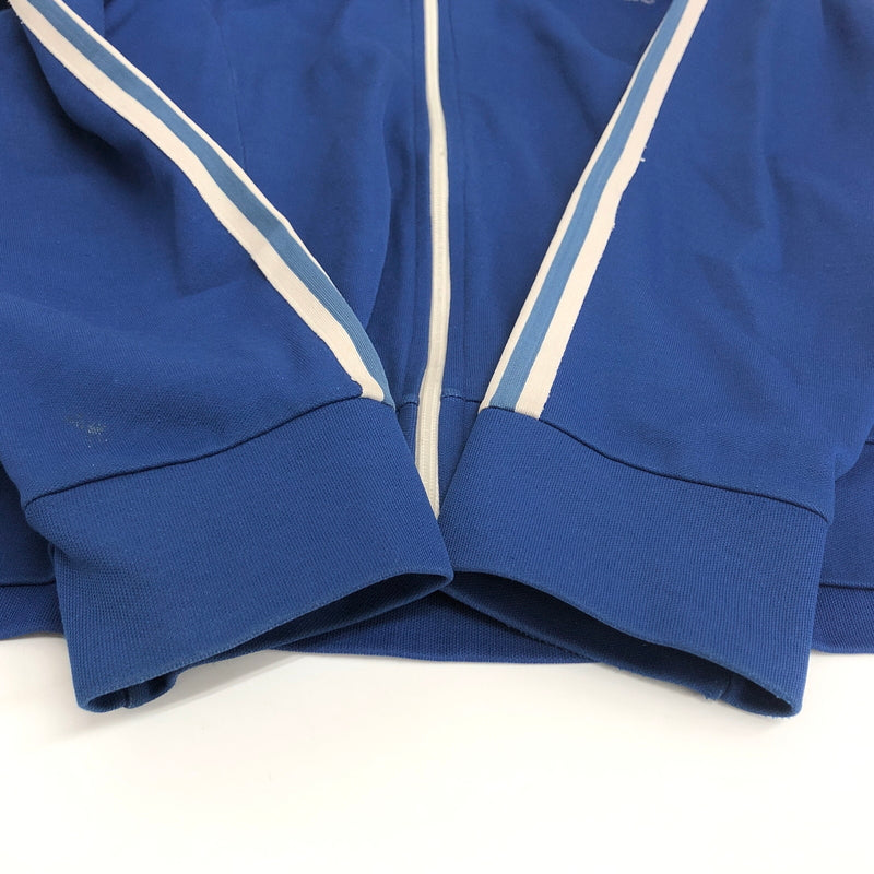 【現状渡し品】【メンズ】 ADIDAS アディダス 80-90S BEBELPLATS TRACK JACKET トラックジャケット ジャージ 長袖 トップス アウター 古着 ヴィンテージ 146-260626-rs-05-fur カラー：ブルー 万代Net店