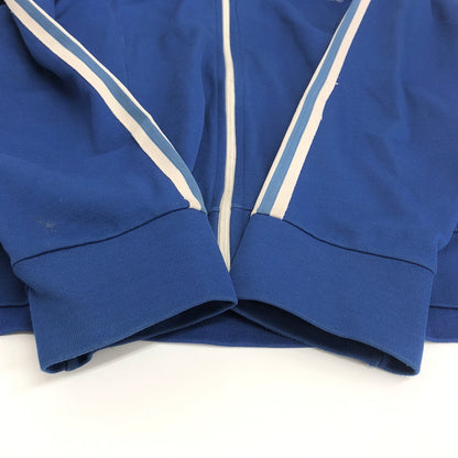 【現状渡し品】【メンズ】 ADIDAS アディダス 80-90S BEBELPLATS TRACK JACKET トラックジャケット ジャージ 長袖 トップス アウター 古着 ヴィンテージ 146-260626-rs-05-fur カラー：ブルー 万代Net店