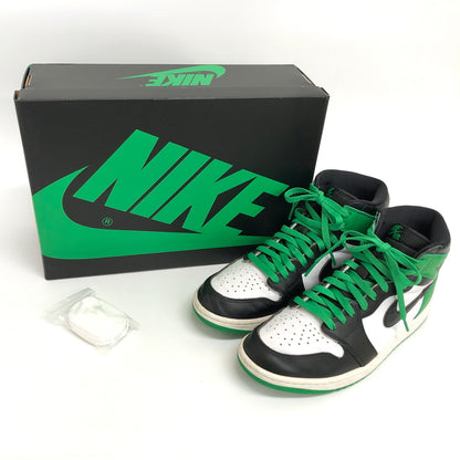 【中古品】【メンズ】 NIKE ナイキ AIR JORDAN 1 RETRO HIGH OG DZ5485-031 エアジョーダン レトロ ハイ オリジナル スニーカー シューズ 靴 160-260916-rs-06-fur サイズ：26.5cm US8.5 カラー：ブラック/ラッキーグリーン/ホワイト 万代Net店
