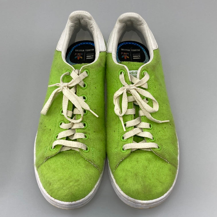 【中古品】【メンズ】 adidas アディダス B25388 STAN SMITH PHARRELL TENNIS GREEN 靴 スニーカー 本体のみ（箱なし） 161-251224-WA-05-iwa サイズ：26.5cm カラー：グリーン ホワイト イエロー 万代Net店
