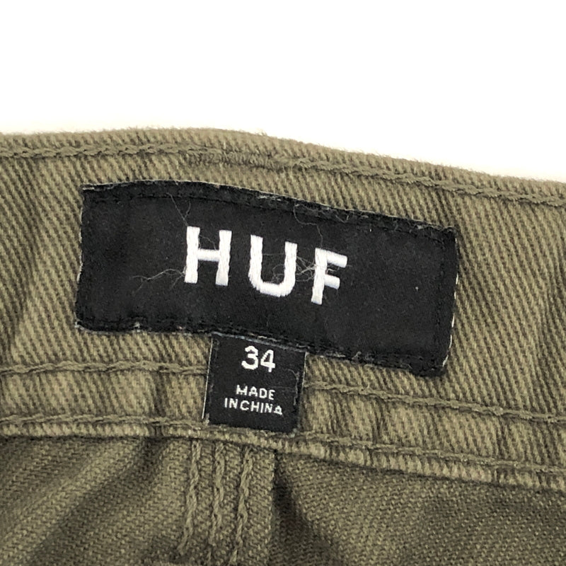 【中古品】【メンズ】 HUF ハフ PANTS パンツ ボトムス 153-260626-rs-07-fur サイズ：34 カラー：カーキ系 万代Net店