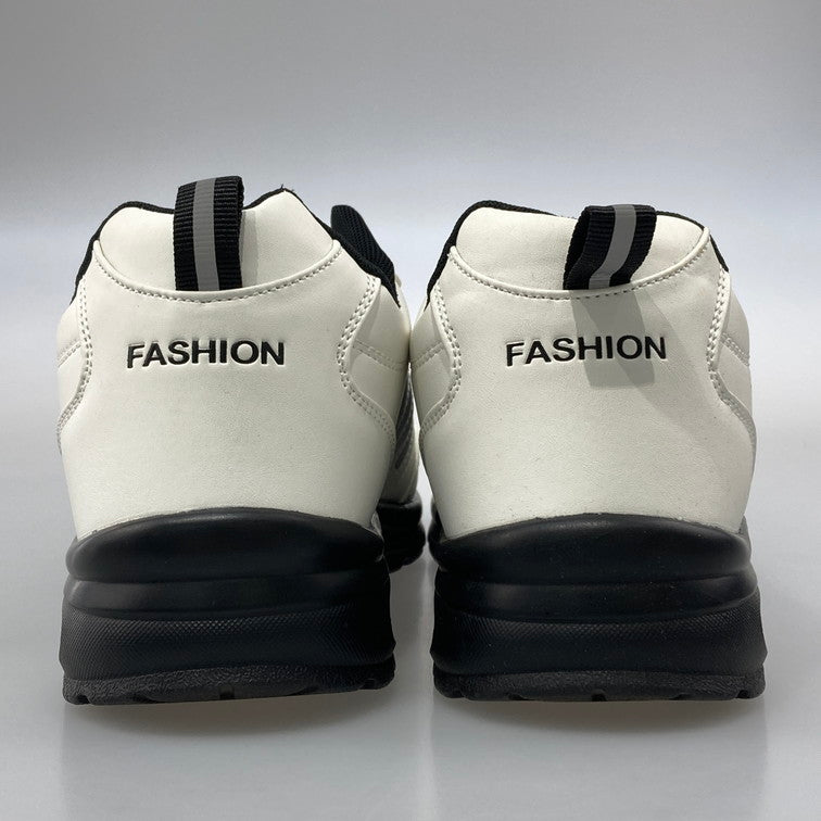 【中古品】【メンズ】 FASHION シューズ 靴 スニーカー 本体のみ（箱なし） 165-251225-WA-02-iwa サイズ：45 カラー：ホワイト ブラック シルバー 万代Net店