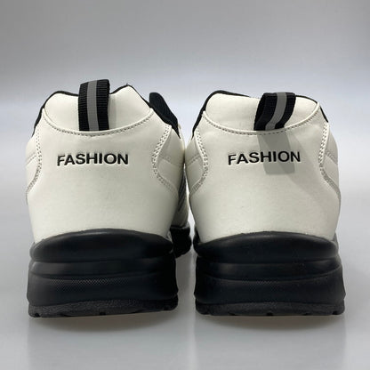 【中古品】【メンズ】 FASHION シューズ 靴 スニーカー 本体のみ（箱なし） 165-251225-WA-02-iwa サイズ：45 カラー：ホワイト ブラック シルバー 万代Net店