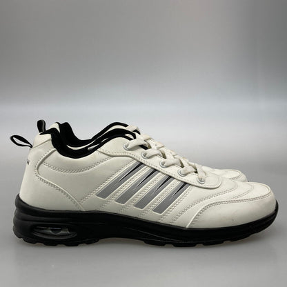 【中古品】【メンズ】 FASHION シューズ 靴 スニーカー 本体のみ（箱なし） 165-251225-WA-02-iwa サイズ：45 カラー：ホワイト ブラック シルバー 万代Net店
