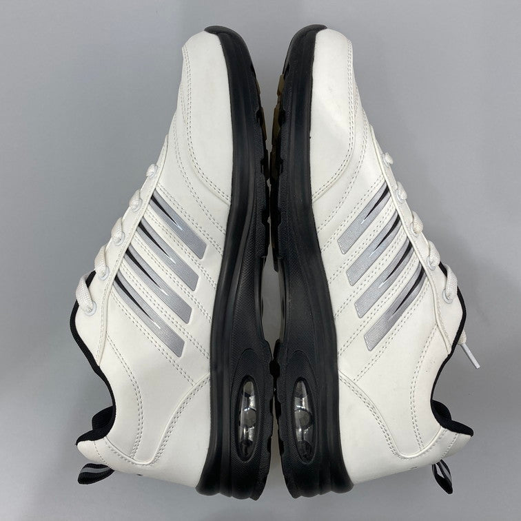 【中古品】【メンズ】 FASHION シューズ 靴 スニーカー 本体のみ（箱なし） 165-251225-WA-02-iwa サイズ：45 カラー：ホワイト ブラック シルバー 万代Net店