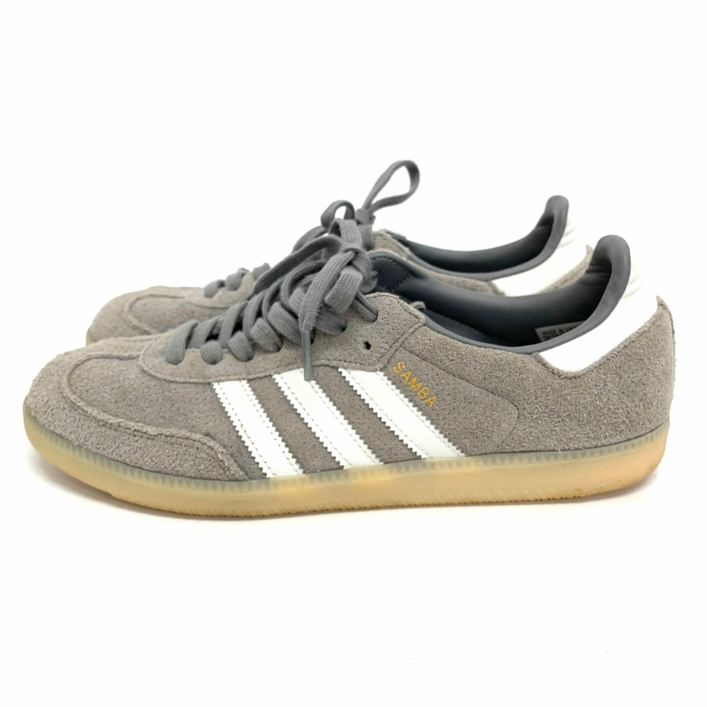 【現状渡し品】【メンズ】 adidas アディダス SAMBA OG サンバ OG シューズ 靴 161-251226-yu-03-fur サイズ：27.5cm カラー：グレー/ホワイト 万代Net店
