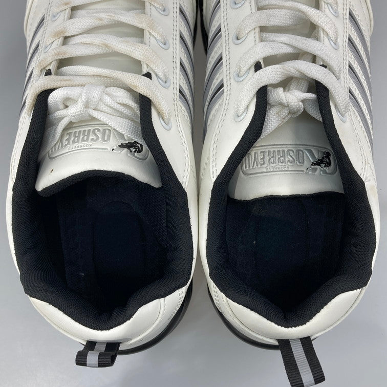 【中古品】【メンズ】 FASHION シューズ 靴 スニーカー 本体のみ（箱なし） 165-251225-WA-02-iwa サイズ：45 カラー：ホワイト ブラック シルバー 万代Net店