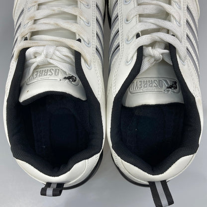【中古品】【メンズ】 FASHION シューズ 靴 スニーカー 本体のみ（箱なし） 165-251225-WA-02-iwa サイズ：45 カラー：ホワイト ブラック シルバー 万代Net店