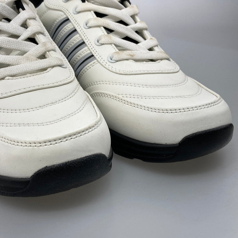 【中古品】【メンズ】 FASHION シューズ 靴 スニーカー 本体のみ（箱なし） 165-251225-WA-02-iwa サイズ：45 カラー：ホワイト ブラック シルバー 万代Net店
