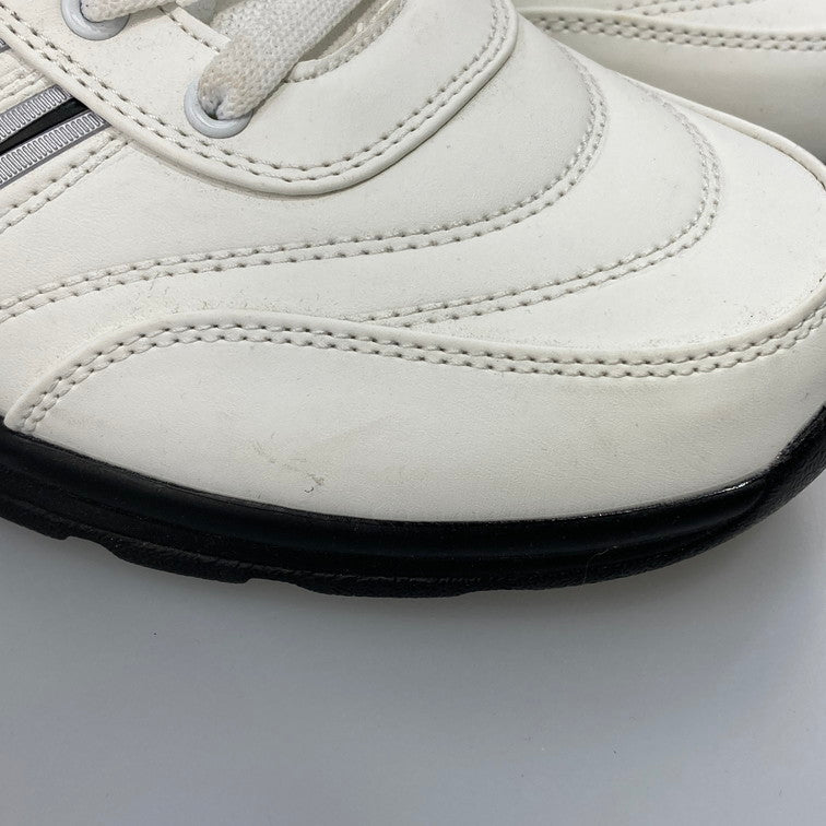 【中古品】【メンズ】 FASHION シューズ 靴 スニーカー 本体のみ（箱なし） 165-251225-WA-02-iwa サイズ：45 カラー：ホワイト ブラック シルバー 万代Net店