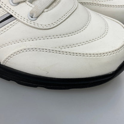 【中古品】【メンズ】 FASHION シューズ 靴 スニーカー 本体のみ（箱なし） 165-251225-WA-02-iwa サイズ：45 カラー：ホワイト ブラック シルバー 万代Net店