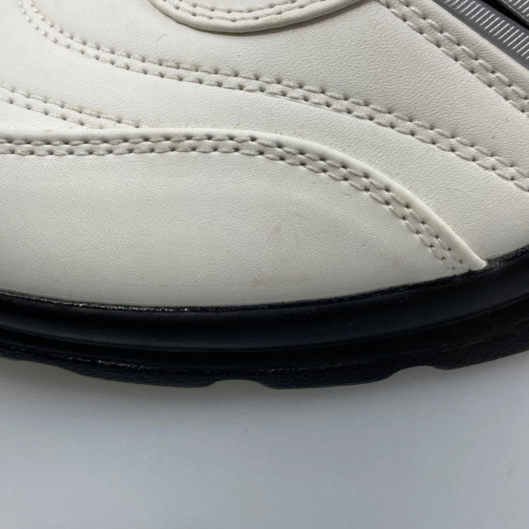【中古品】【メンズ】 FASHION シューズ 靴 スニーカー 本体のみ（箱なし） 165-251225-WA-02-iwa サイズ：45 カラー：ホワイト ブラック シルバー 万代Net店