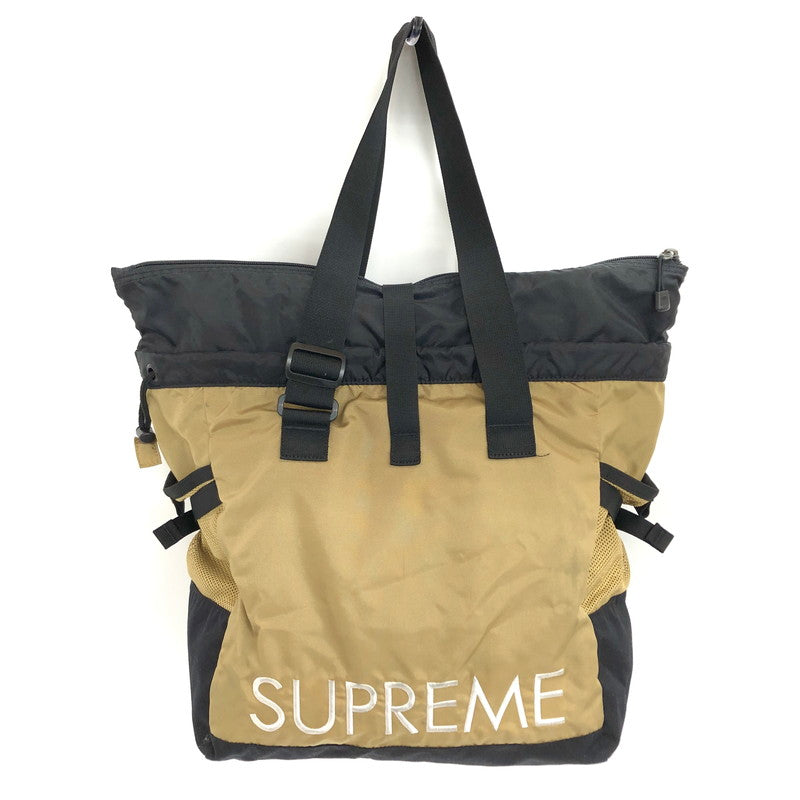 【現状渡し品】【メンズ/レディース】 THE NORTH FACE ザ・ノースフェイス × Supreme Adventure Tote NF0A4QT1 アドベンチャー トートバッグ 鞄 バッグ 188-251030-rs-01-fur カラー：カーキ・ベージュ系 万代Net店