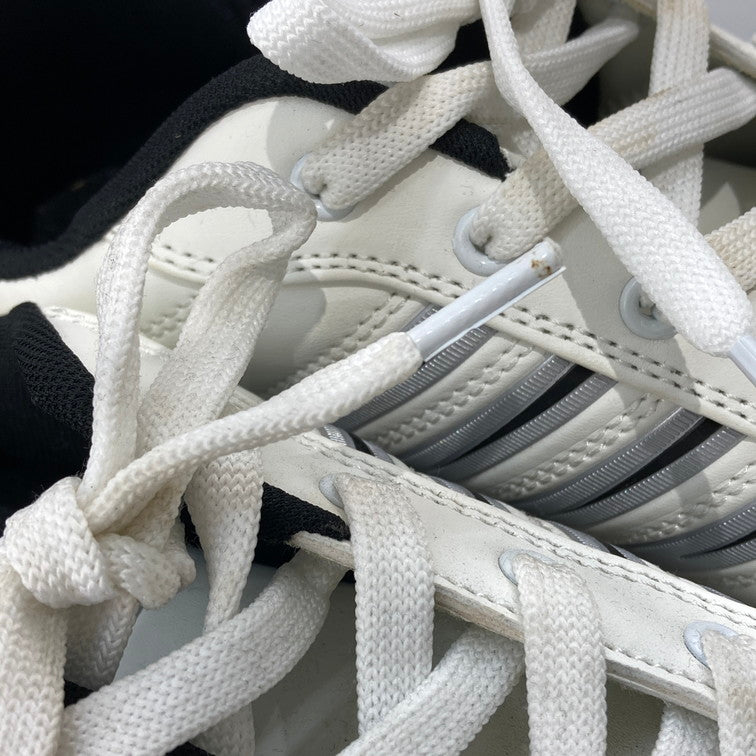 【中古品】【メンズ】 FASHION シューズ 靴 スニーカー 本体のみ（箱なし） 165-251225-WA-02-iwa サイズ：45 カラー：ホワイト ブラック シルバー 万代Net店