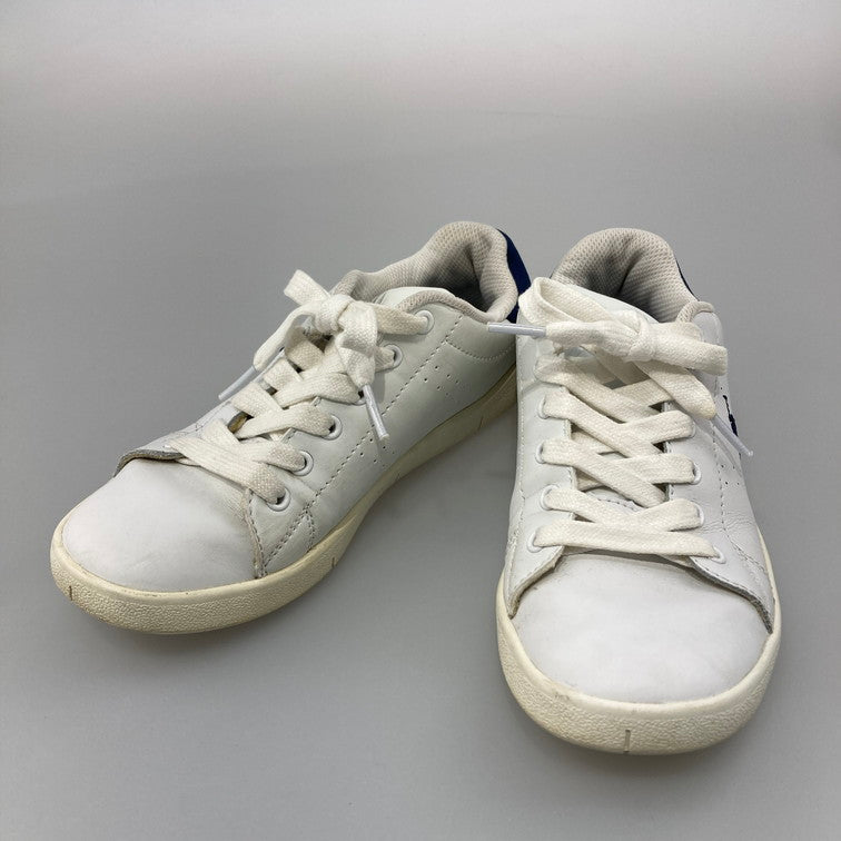 【中古品】【レディース】 POLO RALPH LAUREN ポロ・ラルフローレン 993989 BILTON ローカットスニーカー 本体のみ（箱なし） 163-251225-WA-03-iwa サイズ：23.5cm カラー：ホワイト ネイビー 万代Net店
