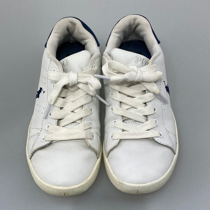 【中古品】【レディース】 POLO RALPH LAUREN ポロ・ラルフローレン 993989 BILTON ローカットスニーカー 本体のみ（箱なし） 163-251225-WA-03-iwa サイズ：23.5cm カラー：ホワイト ネイビー 万代Net店