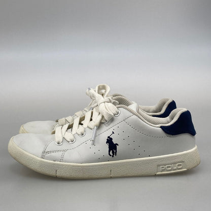 【中古品】【レディース】 POLO RALPH LAUREN ポロ・ラルフローレン 993989 BILTON ローカットスニーカー 本体のみ（箱なし） 163-251225-WA-03-iwa サイズ：23.5cm カラー：ホワイト ネイビー 万代Net店