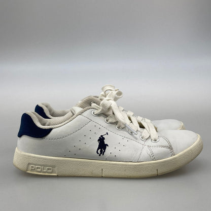 【中古品】【レディース】 POLO RALPH LAUREN ポロ・ラルフローレン 993989 BILTON ローカットスニーカー 本体のみ（箱なし） 163-251225-WA-03-iwa サイズ：23.5cm カラー：ホワイト ネイビー 万代Net店