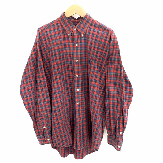 【中古品】【メンズ】 POLO RALPH LAUREN ポロ・ラルフローレン チェック シャツ 146-251226-yu-05-fur サイズ：L カラー：レッド 万代Net店