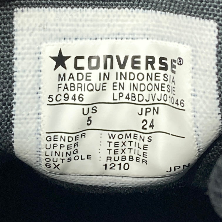【中古品】【レディース】 CONVERSE コンバース CONVERSE × MINI 5C946 ALL STAR S-PLT HI スニーカー 本体のみ（箱なし） 166-251225-WA-04-iwa サイズ：24cm カラー：ブラック 万代Net店