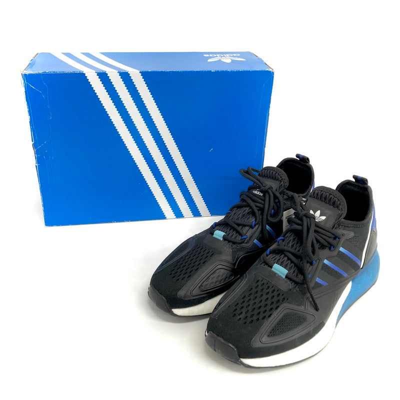 【中古品】【メンズ】 adidas アディダス ZX2K BOOST FY1458 ブースト スニーカー シューズ 靴 161-251030-rs-03-fur サイズ：26.0cm US8 カラー：ブラック/ブルー 万代Net店