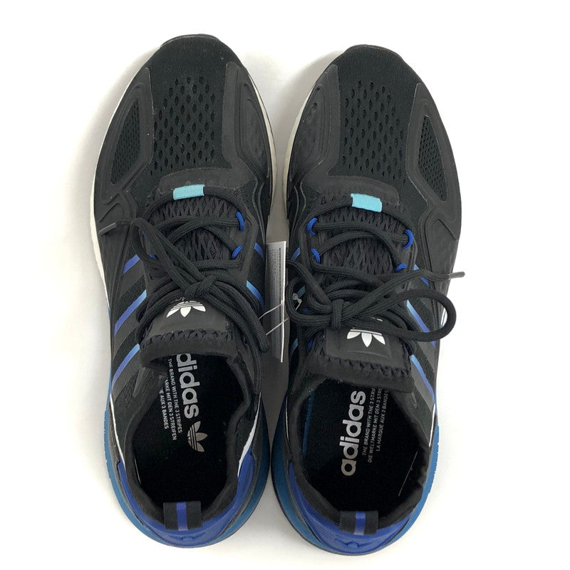 【中古品】【メンズ】 adidas アディダス ZX2K BOOST FY1458 ブースト スニーカー シューズ 靴 161-251030-rs-03-fur サイズ：26.0cm US8 カラー：ブラック/ブルー 万代Net店