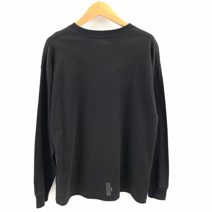 【中古品】【メンズ】 CHARI＆CO チャリアンドコー L/S TEE Tシャツ ロンT ポケットＴシャツ トップス 178-251227-yu-04-fur サイズ：M カラー：ブラック 万代Net店