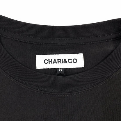 【中古品】【メンズ】 CHARI＆CO チャリアンドコー L/S TEE Tシャツ ロンT ポケットＴシャツ トップス 178-251227-yu-04-fur サイズ：M カラー：ブラック 万代Net店
