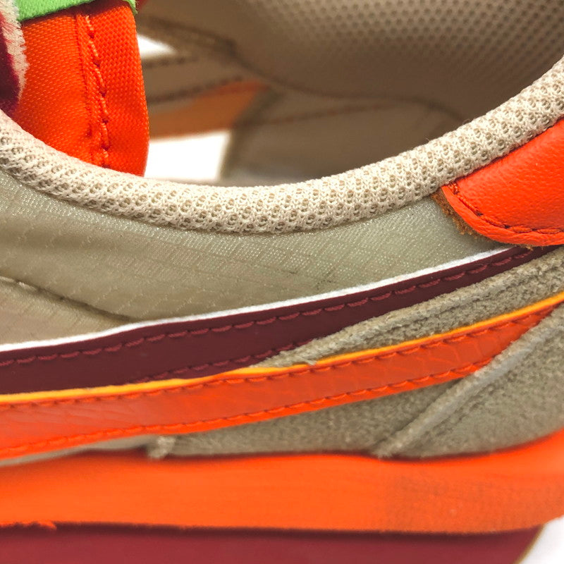【中古品】【メンズ】 NIKE ナイキ × SACAI × CLOT LD WAFFLE/S/C "ORANGE BLAZE" DH1347-100 LD ワッフル オレンジブレイズ スニーカー シューズ 靴 160-251030-rs-06-fur サイズ：28.5cm US10.5 カラー：オレンジ/ベージュ/レッド 万代Net店