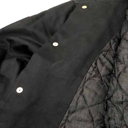 【現状渡し品】【メンズ】 CALEE キャリー NO COLLAR WORK JACKET ノーカラー ワークジャケット アウター アメカジ系 145-241202-rs-01-fur サイズ：M カラー：ブラック 万代Net店