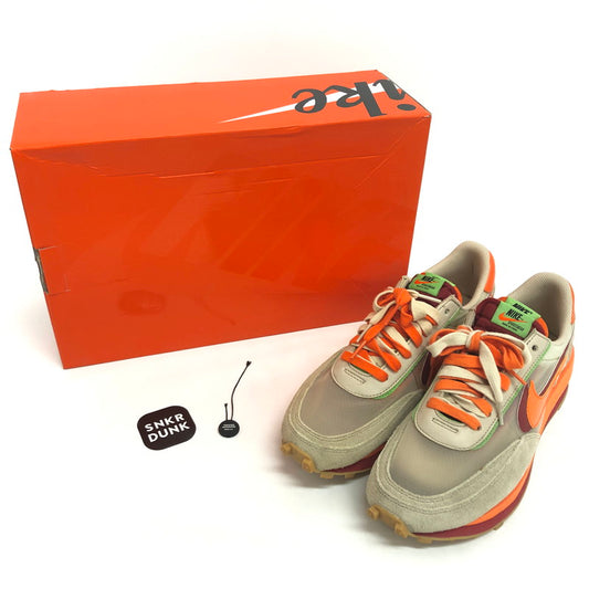 【中古品】【メンズ】 NIKE ナイキ × SACAI × CLOT LD WAFFLE/S/C "ORANGE BLAZE" DH1347-100 LD ワッフル オレンジブレイズ スニーカー シューズ 靴 160-251030-rs-06-fur サイズ：28.5cm US10.5 カラー：オレンジ/ベージュ/レッド 万代Net店