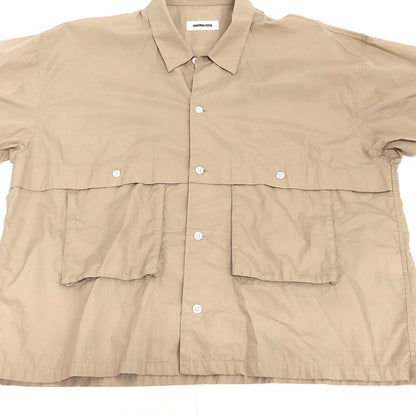 【ジャンク品】【メンズ】 monkey time モンキータイム BROAD MACKINAW REG SS 8316-149-0200 半袖 シャツ オーバーサイズ トップス UNITED ARROWS 147-251030-rs-07-fur サイズ：1 カラー：ベージュ 万代Net店