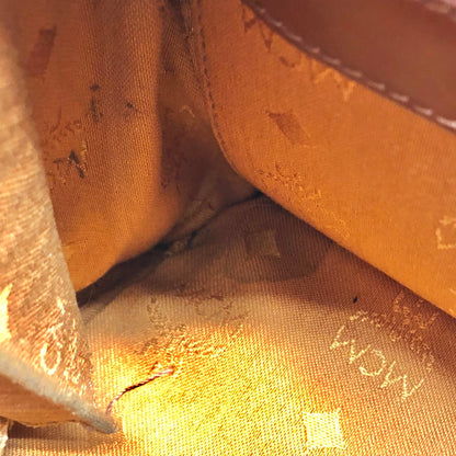 【現状渡し品】【レディース】 MCM エムシーエム MINI BOSTON BAG ヴィセトス柄 ミニボストンバッグ ハンドバッグ 鞄 188-260917-rs-04-fur カラー：キャメル系 万代Net店