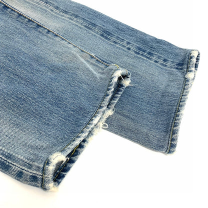 【現状渡し品】【メンズ】 HYSTERIC GLAMOUR ヒステリックグラマー リペア加工デニム ボトムス 151-251227-yu-07-fur サイズ：28 カラー：インディゴ 万代Net店