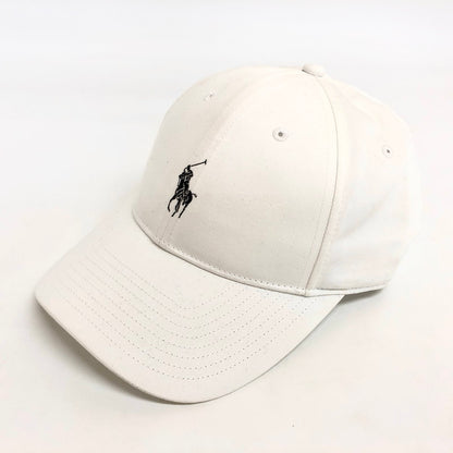 【中古品】【メンズ/レディース】 POLO RALPH LAUREN ポロ・ラルフローレン MAPOHGS0J421453100 シグネチャー ポニー ツイル ボール キャップ 6パネル 帽子 アクセサリー 185-250411-rs-03-fur サイズ：ONE カラー：ホワイト 万代Net店