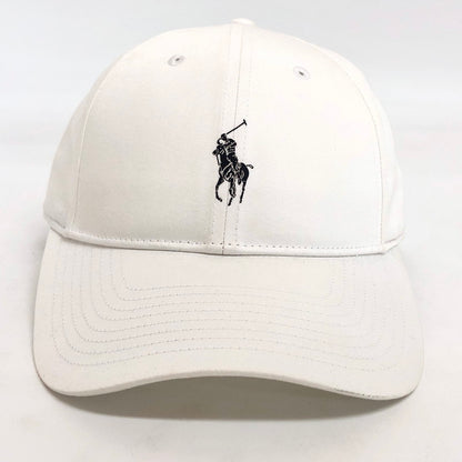 【中古品】【メンズ/レディース】 POLO RALPH LAUREN ポロ・ラルフローレン MAPOHGS0J421453100 シグネチャー ポニー ツイル ボール キャップ 6パネル 帽子 アクセサリー 185-250411-rs-03-fur サイズ：ONE カラー：ホワイト 万代Net店