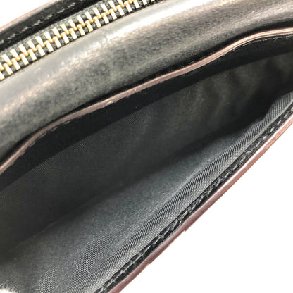 【現状渡し品】【メンズ/レディース】 COACH コーチ LONG WALLET 55249B ボックスドブレスト ポケット ウォレット ウォーターバッファローレザー 長財布 181-260917-rs-06-fur カラー：ブラック 万代Net店