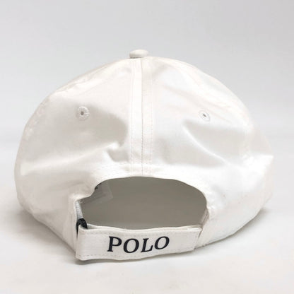 【中古品】【メンズ/レディース】 POLO RALPH LAUREN ポロ・ラルフローレン MAPOHGS0J421453100 シグネチャー ポニー ツイル ボール キャップ 6パネル 帽子 アクセサリー 185-250411-rs-03-fur サイズ：ONE カラー：ホワイト 万代Net店