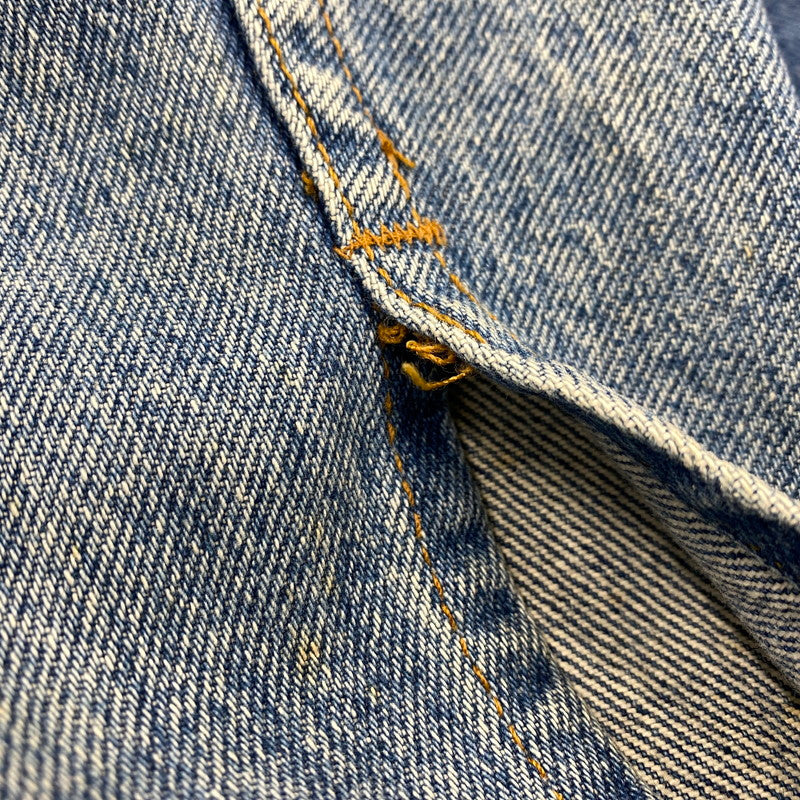 【現状渡し品】【メンズ】 刻印523 USA製 推定90’S DENIM JACKET デニム ジャケット アウター 146-260305-cs-05-izu サイズ：S カラー：インディゴ 万代Net店