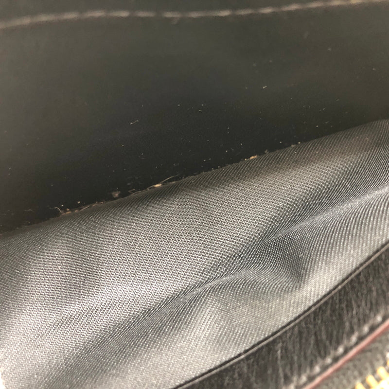 【現状渡し品】【メンズ/レディース】 COACH コーチ LONG WALLET 55249B ボックスドブレスト ポケット ウォレット ウォーターバッファローレザー 長財布 181-260917-rs-06-fur カラー：ブラック 万代Net店