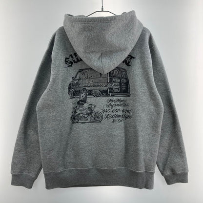 【中古品】【メンズ】 KUSTOMSTYLE パーカー 147-260408-WA-05-iwa サイズ：L カラー：グレー 万代Net店