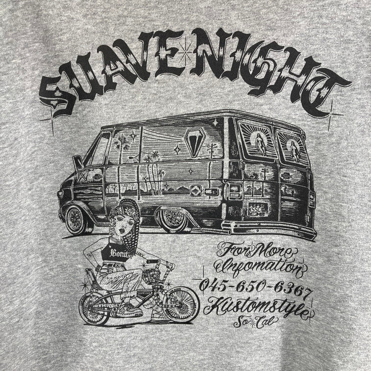 【中古品】【メンズ】 KUSTOMSTYLE パーカー 147-260408-WA-05-iwa サイズ：L カラー：グレー 万代Net店