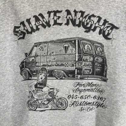 【中古品】【メンズ】 KUSTOMSTYLE パーカー 147-260408-WA-05-iwa サイズ：L カラー：グレー 万代Net店