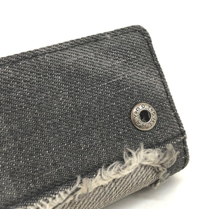 【現状渡し品】【メンズ】 DIESEL ディーゼル KEYCASE II X09001 6連 キーケース デニム地 鍵入れ 208-250723-rs-01-fur カラー：ブラックデニム 万代Net店