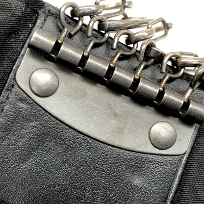 【現状渡し品】【メンズ】 DIESEL ディーゼル KEYCASE II X09001 6連 キーケース デニム地 鍵入れ 208-250723-rs-01-fur カラー：ブラックデニム 万代Net店