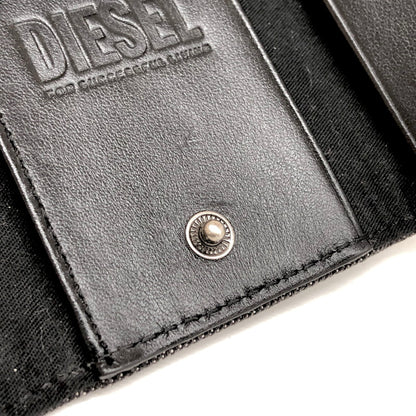 【現状渡し品】【メンズ】 DIESEL ディーゼル KEYCASE II X09001 6連 キーケース デニム地 鍵入れ 208-250723-rs-01-fur カラー：ブラックデニム 万代Net店