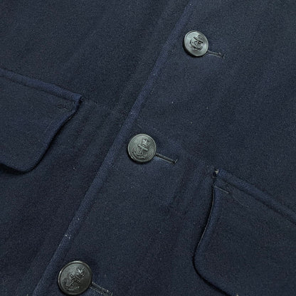 【中古品】【メンズ】 ROYAL NAVY ロイヤルネイビー 60's WATCH COAT VINTAGE 60年代 ウォッチコート アウター ヴィンテージ 145-251007-yo-22-tei サイズ：2 カラー：ネイビー 万代Net店