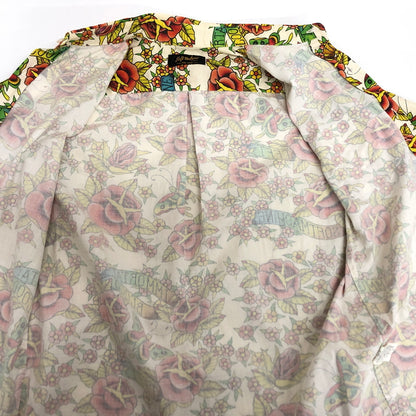 【中古品】【メンズ】 SOFTMACHINE ソフトマシーン GARDEN SS BD SHIRTS ガーデン シャツ 半袖 トップス 花柄 総柄 古着 142-260917-rs-09-fur サイズ：L カラー：マルチカラー 万代Net店