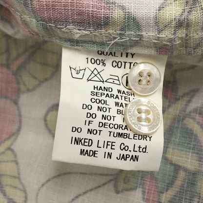 【中古品】【メンズ】 SOFTMACHINE ソフトマシーン GARDEN SS BD SHIRTS ガーデン シャツ 半袖 トップス 花柄 総柄 古着 142-260917-rs-09-fur サイズ：L カラー：マルチカラー 万代Net店